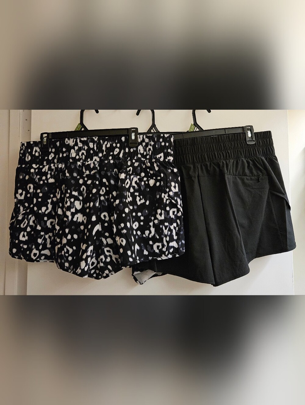 Avia Women's XL Bike Liner Run Shorts Lot of 3 - Black/Print - NWT - Picture 3 of 5